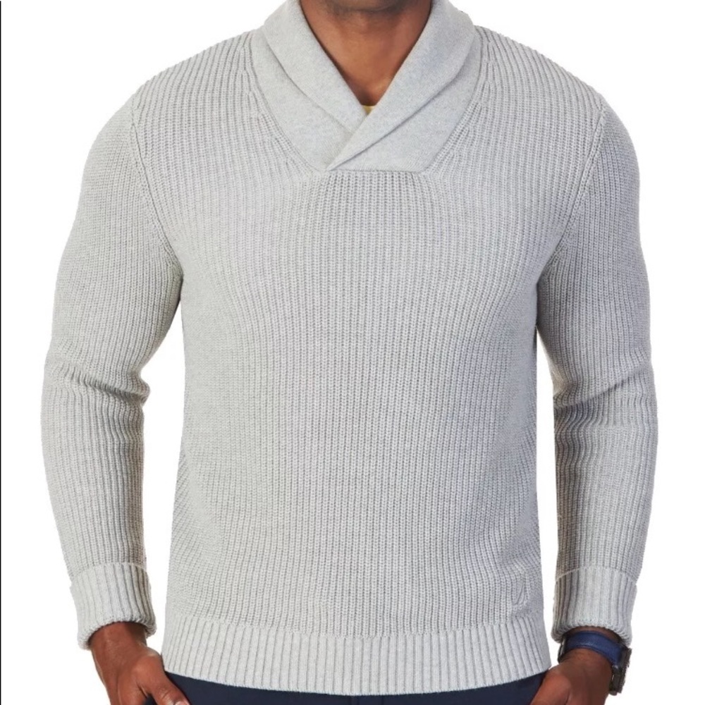 Nautica sweater XL, brand new, light gray color